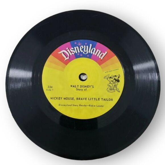 A Disneyland Record And Book Walt Disney's Story Of Mickey Mouse, Brave Little - Picture 5 of 6